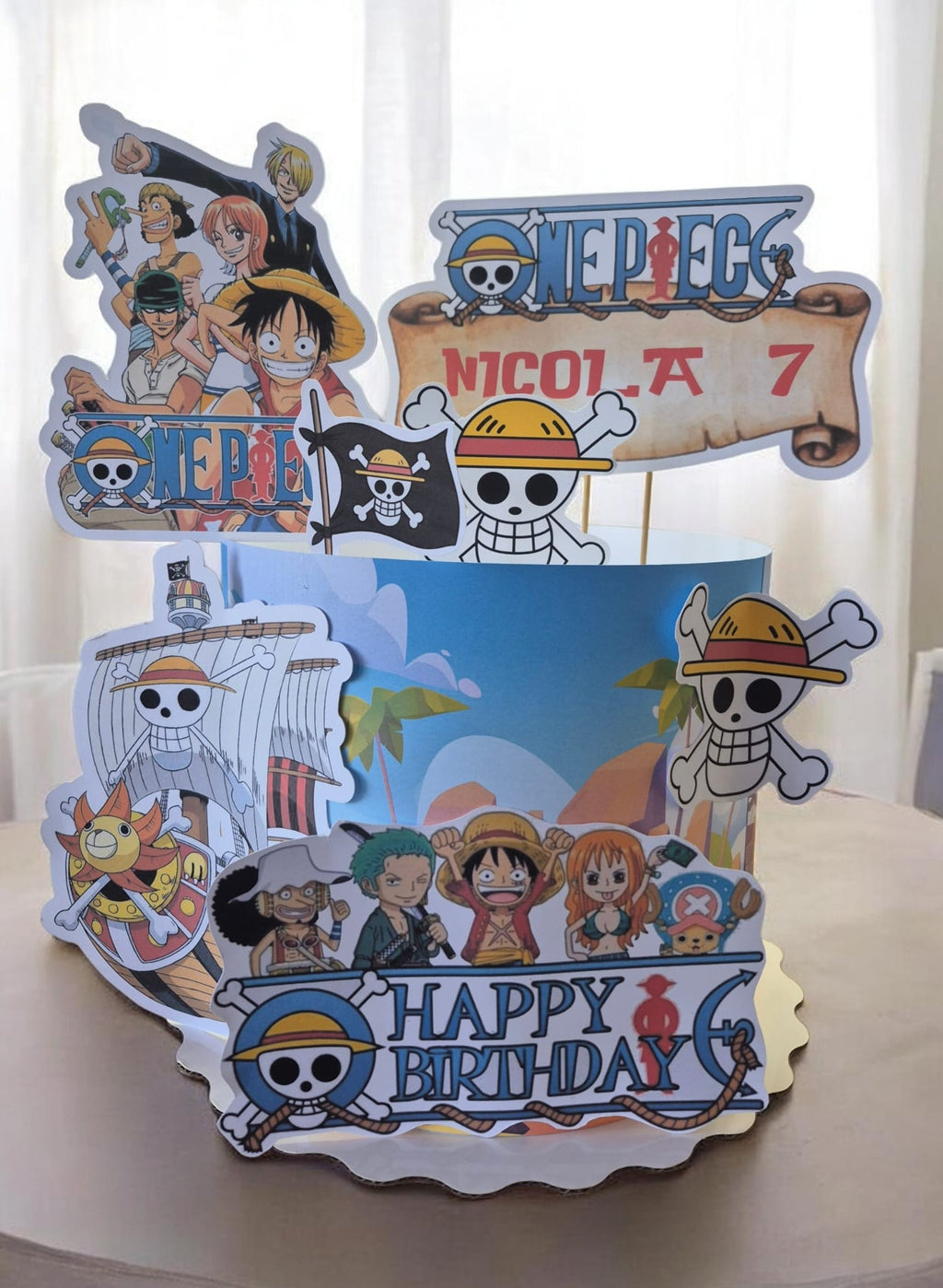 Torta Scenografica e Kit Merenda Personalizzato "All'Arrembaggio"
