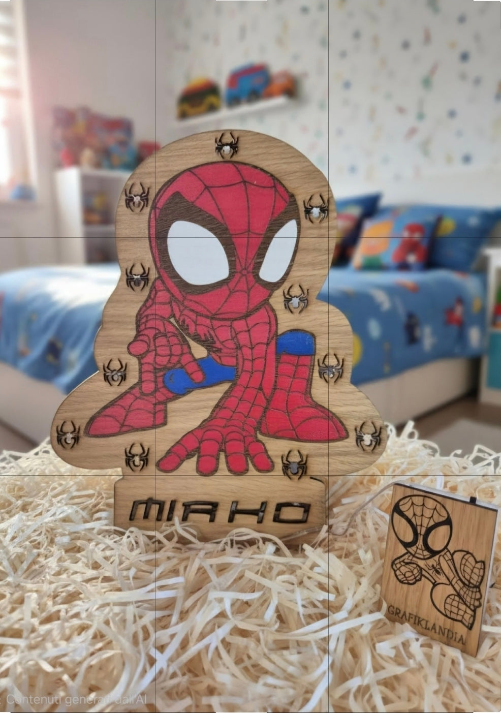 Lampada led cartoon
