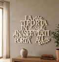 Frasi personalizzate da parete